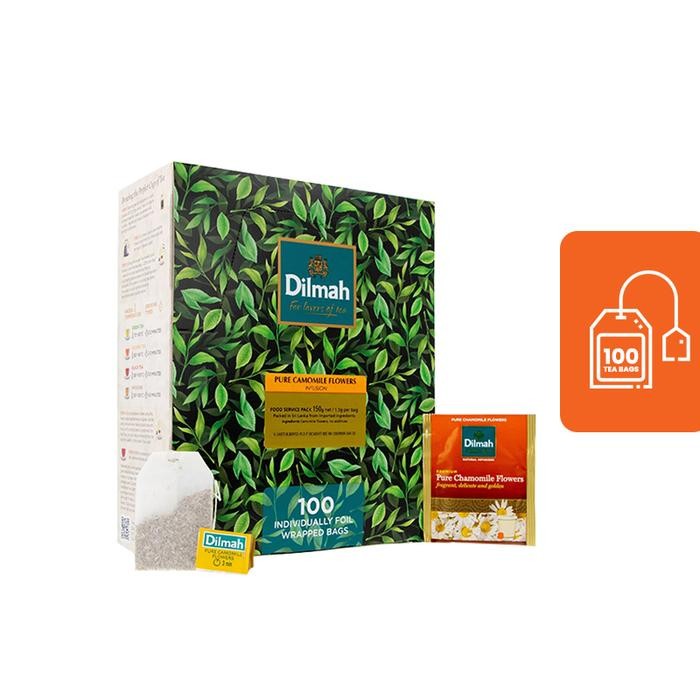 

Dilmah Pure Camomile Flower Tea 100s - Teh Celup Infusion