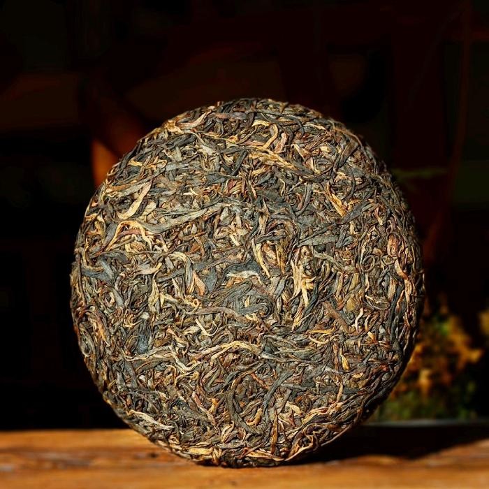 

( Grade Super )Teh Pu Erh Huang Shan Raw 357gram Tea Daun