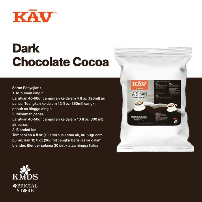 

KAV ARTISAN DARK CHOCOLATE COCOA 1 KG