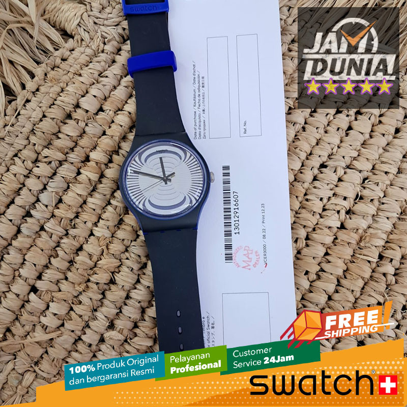JAM TANGAN PRIA SWATCH ANALOG ORIGINAL SWATCH SUON124 SWATCH SUON 124 JAM PRIA SWATCH MICROSILLON AN