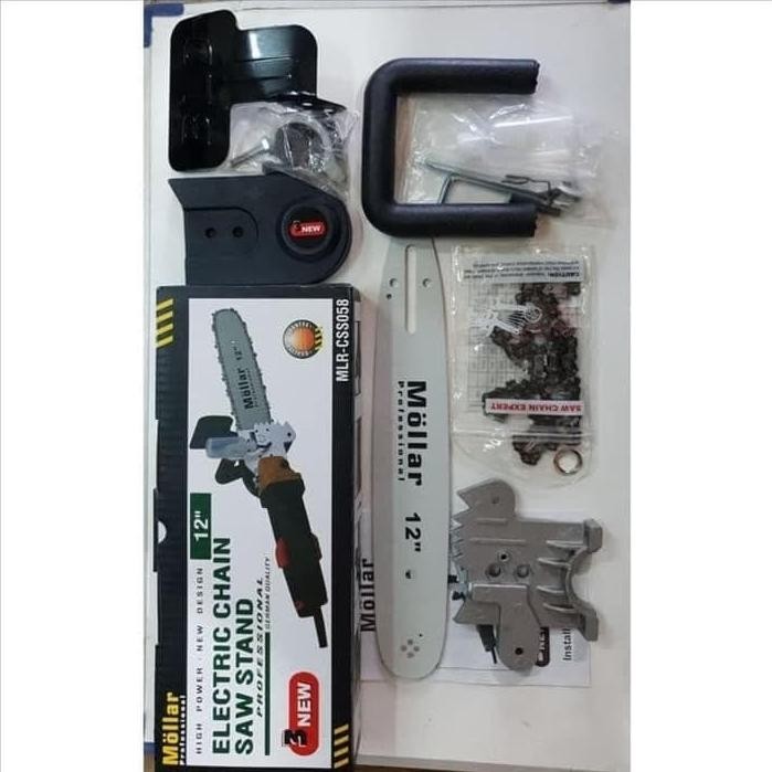 Mollar Mini Chain Saw Gerinda Chainsaw Gergaji Listrik Potong Kayu