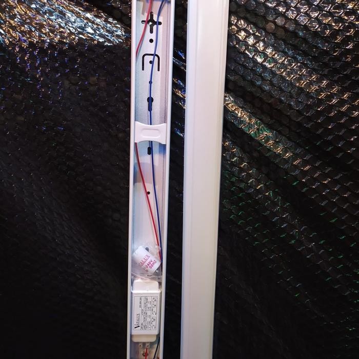 PREMIUM kap balok lampu tl 36watt/40watt + fitting + ballast