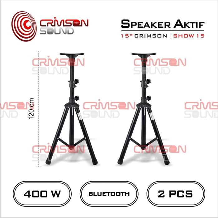 Paket Komplit Speaker Aktif Crimson 15 In Bluetooth Type Show 15
