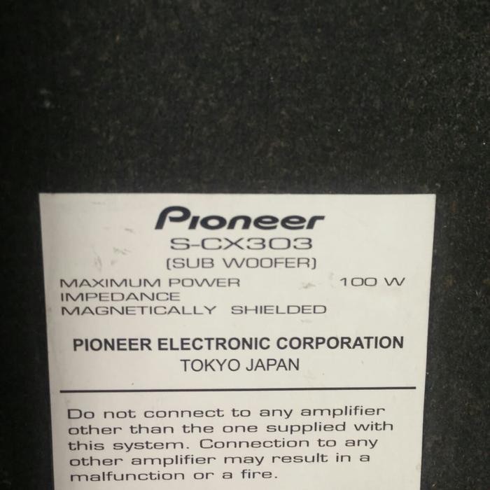 Speaker & Subwoofer Pioneer