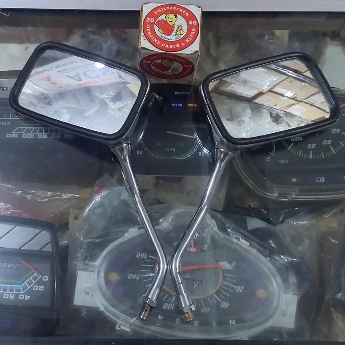Kaca Spion Kotak Bagian Kanan Kiri Honda Glmax Glpro Gl Max Pro Gl100 Gl125 Platina Original Ori