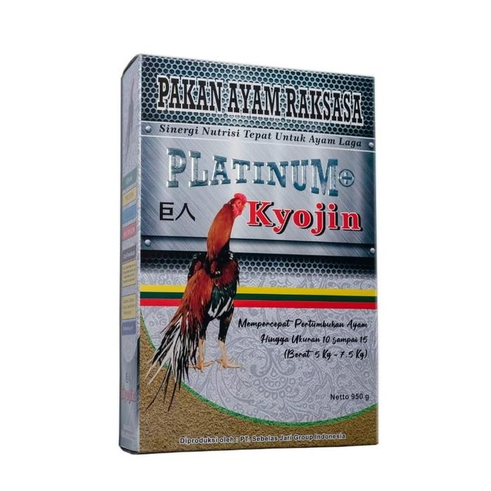 KYOJIN PLATINUM+ PLUS(REPACK 190gr)PAKAN AYAM RAKSASA PERTUMBUHAN AYAM PLUS