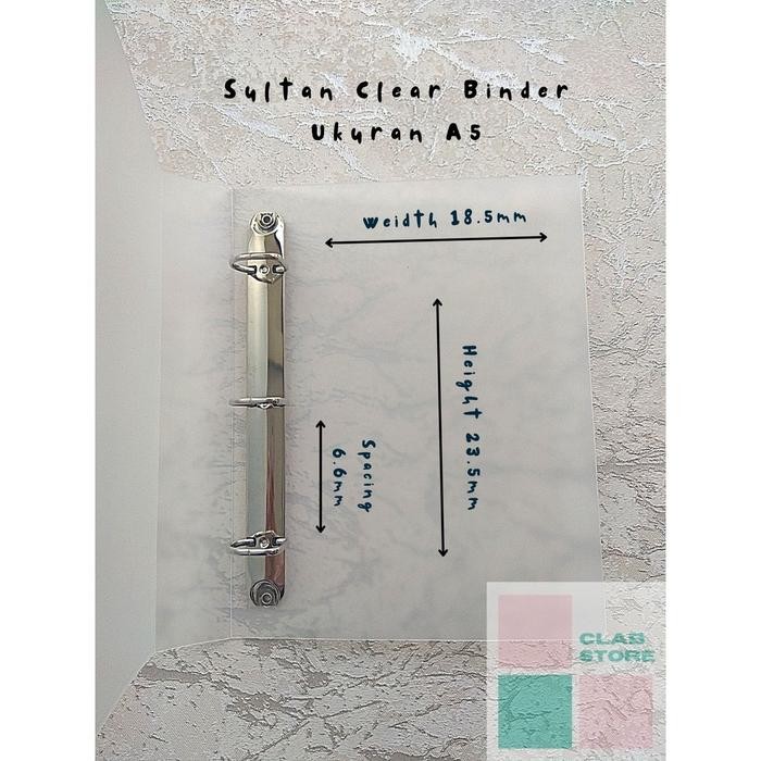 

SULTAN CLEAR 3 RING BINDER A5 A4 PHOTOCARD KPOP POKEMON ALBUM COLLECTION KODE 670