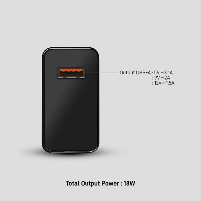 Technology - Uneed Quickplug Wall Charger Quick Charge 3.0 Max 18Watt Uch411