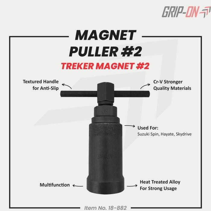 Grip-On Treker Magnet No 2 Suzuki - Magnet Puller #2 - Tracker Grip On #Gratisongkir #Sale #Discount