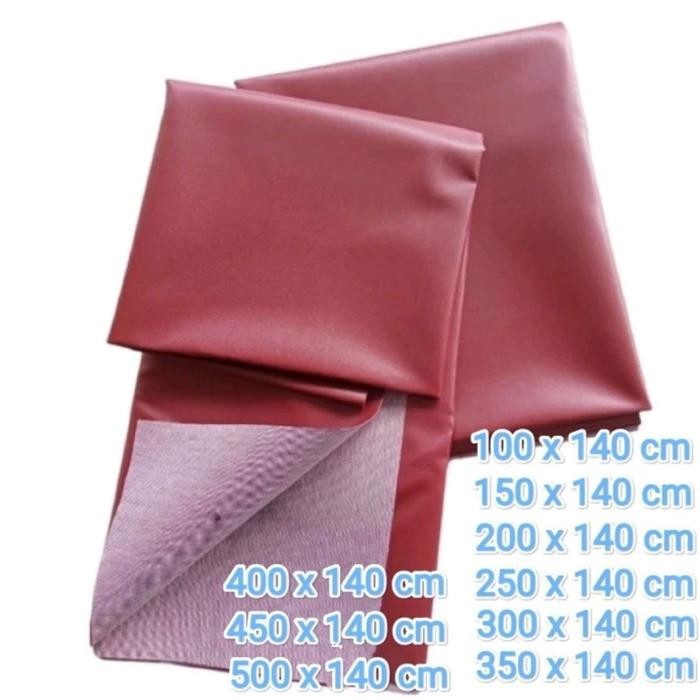 Perlak Meteran Polos Perlak Bayi Perlak Dewasa Perlak Meja Polos Meteran Waterproof Lebar 1.4 Meter