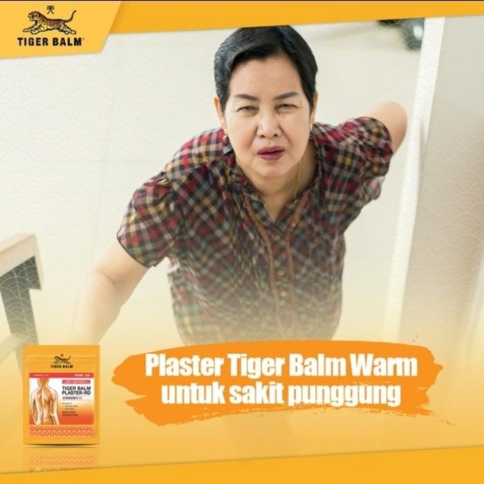 Tiger Balm Plaster Tiger Balm Warm Singapore Sz 10x14 Original Haw Par Healthcare Kualitas Terjamin