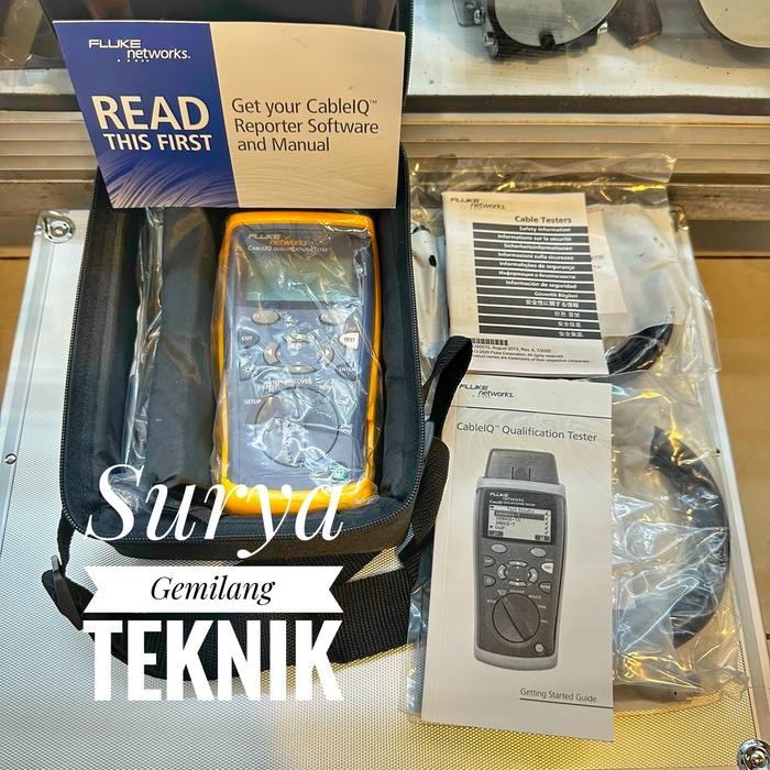 Fluke Networks CIQ-100 CableIQ Qualification Tester CIQ100 LAN Tester