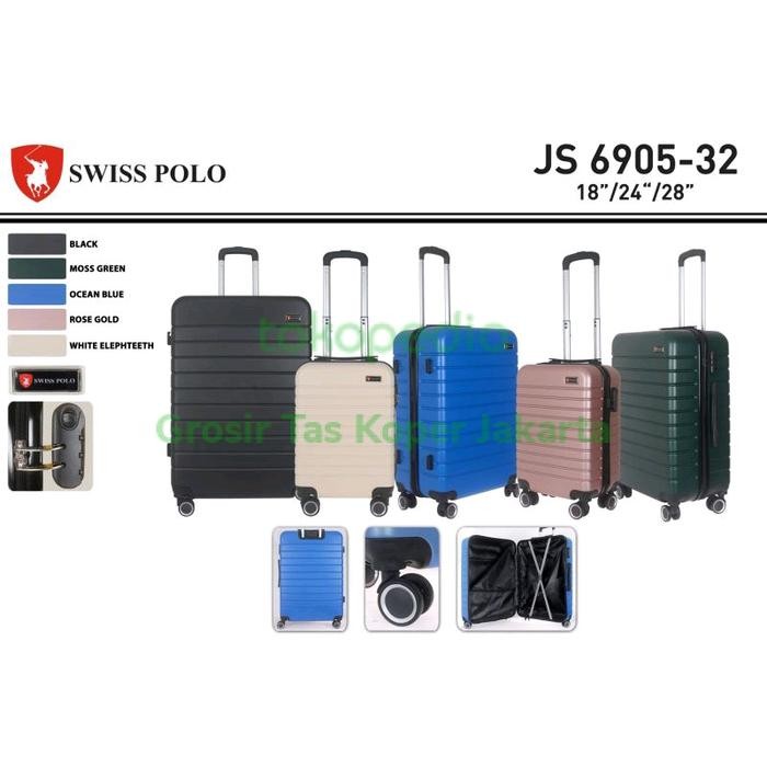 Koper Fiber 28 Inch Swiss Polo JS6903/6905 Jumbo /koper bagasi