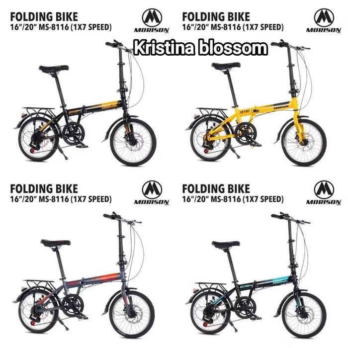 Sepeda Lipat 20 inch Morison folding bike 8116