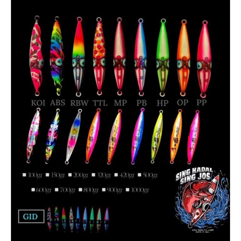 METAL JIG KADAL JIG CUMI 60 GRAM