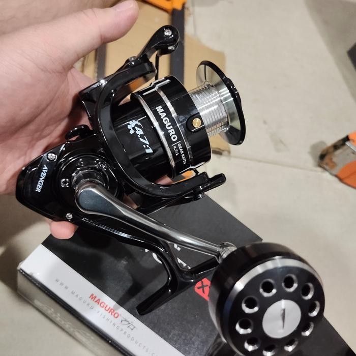 reel maguro avenger xt 6000 8000 reel laut power handel