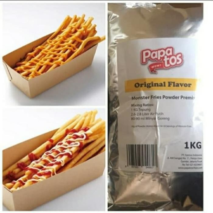 

Papatos long potato powder 1kg / tepung long potato / tepung kentang