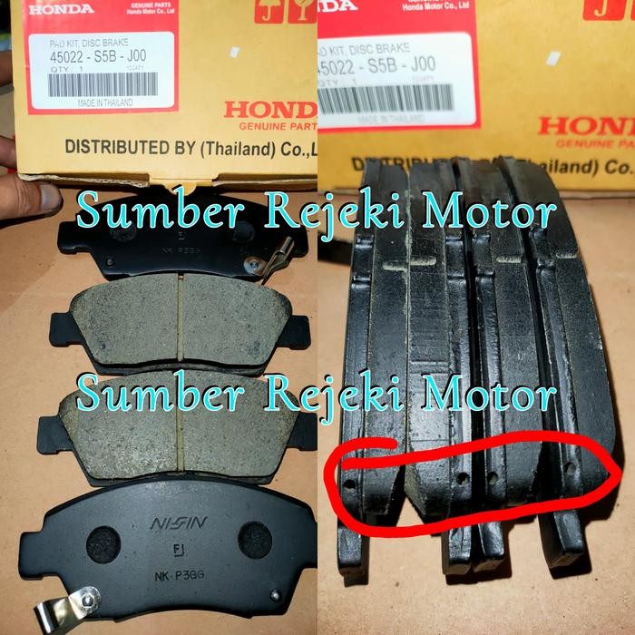 Kampas Rem Depan Brio New Brake Pad Brio New Merk Nissin Kode 047