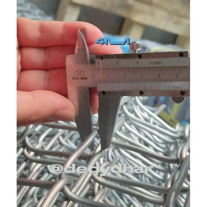 PREMIUM Kawat Harmonika / Kawat Pagar Galvanis BWG 10 & BWG 12 @25meter