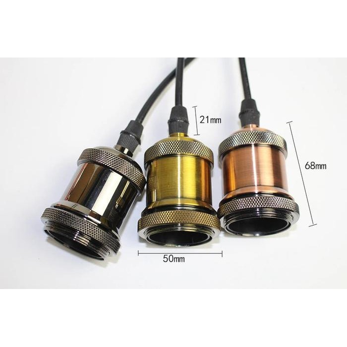 PREMIUM Fitting Lampu Gantung Retro Industrial Rumah Lampu Edison Vintage Cafe