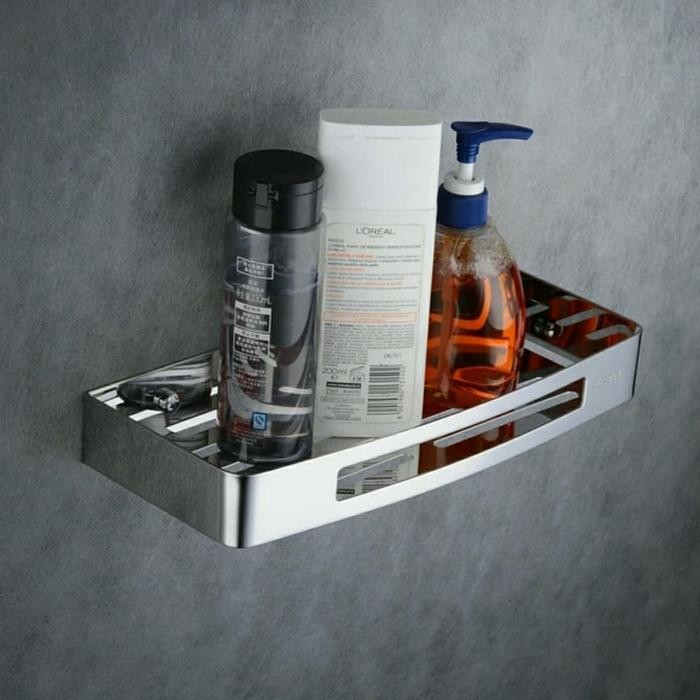 PREMIUM Rak Sabun stainless . Tempat Shampoo . Rak kamar mandi . Rak Bumbu