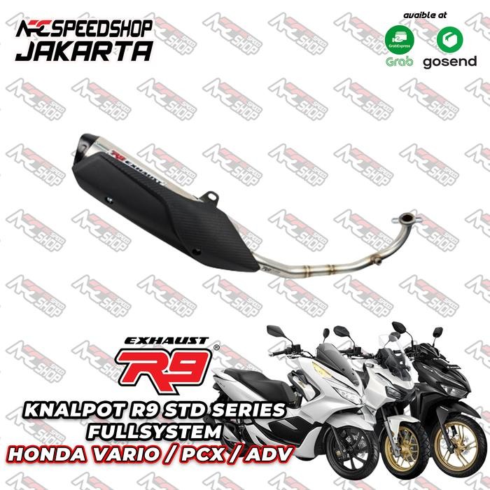PREMIUM Knalpot R9 STD Standar Racing Vario 125 150 160 PCX 160 ADV 150 160