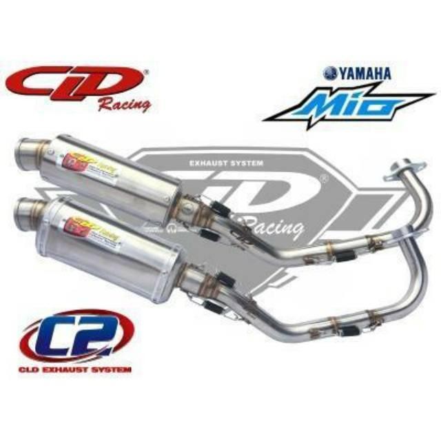 KNALPOT CLD RACING MIO KARBU/MIO SPORTY/NOUVO/FINO TYPE C2 BULAT C2 OVAL