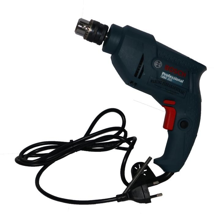 Original Bosch 10Mm Gbm-350 Mesin Bor Listrik Electrick Drill 10 Mm