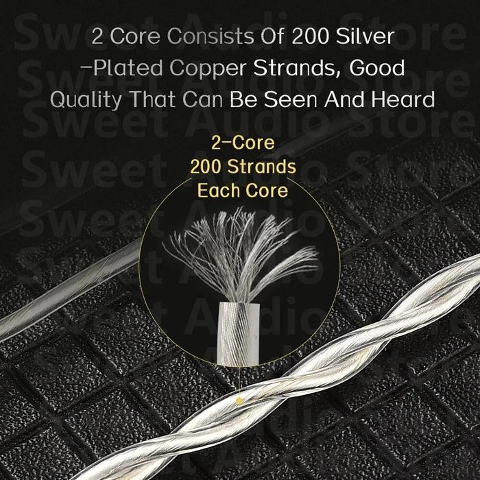 Sgor Adonis Cable Kabel Ca-1 High Purity Silver Plated