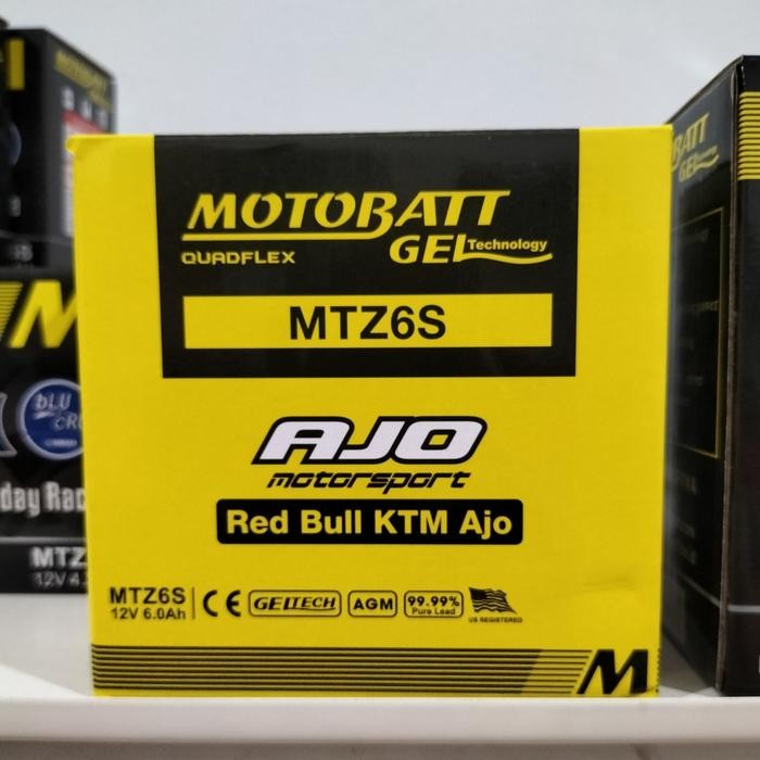 Aki motor Kawasaki KLX 150 Motobatt MTZ6S aki gel