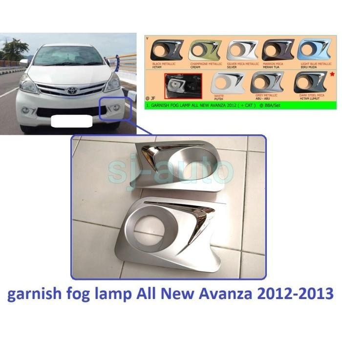 Garnish Fog Lamp All New Avanza 2012-2013