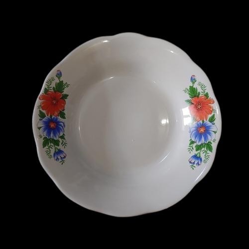 PIRING PARKIT KERAMIK . ANEKA MOTIF BUNGA . LUCKY FINE CHINA