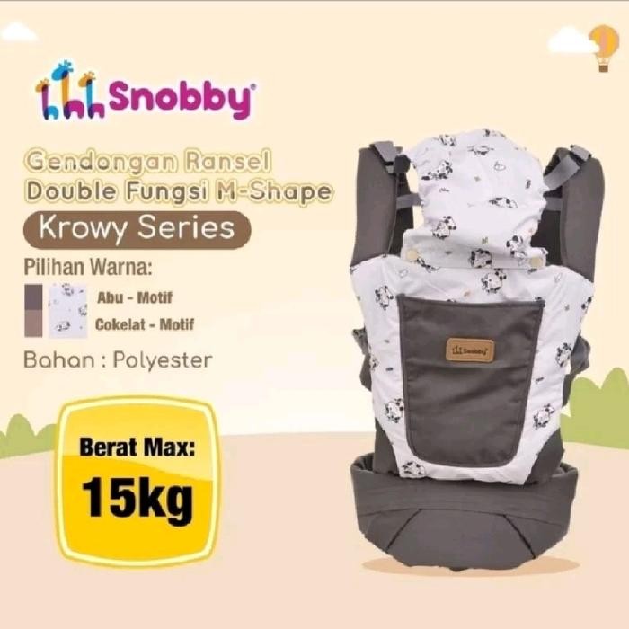 Snobby Gendongan Ransel M-Shape Double Function