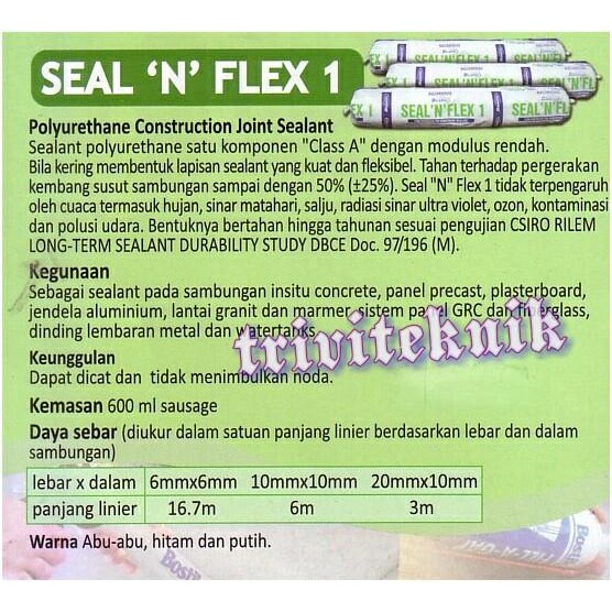 SEALANT BOSTIK SEAL & FLEX 1,SEAL N FLEX 1