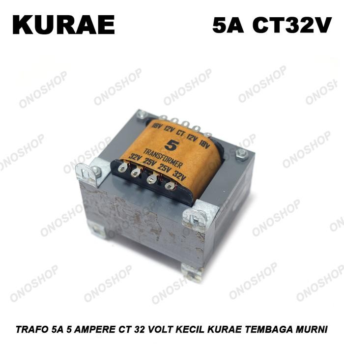 TRAFO 5A 5 AMPERE CT 32 VOLT KECIL KURAE TEMBAGA MURNI