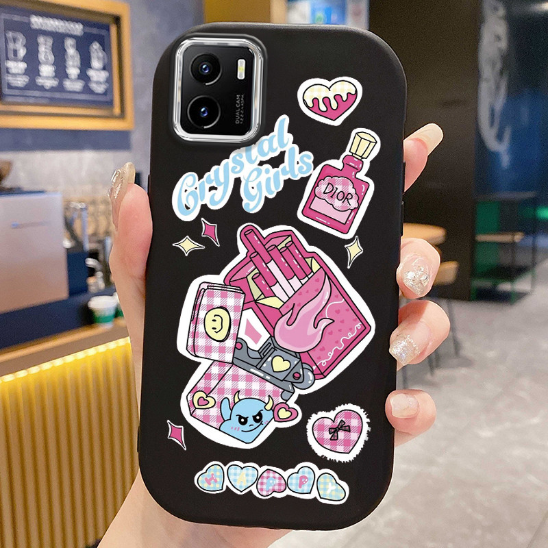 Casing Hp Untuk VIVO Y15s Y15a Y15c Y01 Case Softcase pelindung Cesing silikon Kesing lunak Rokok ya