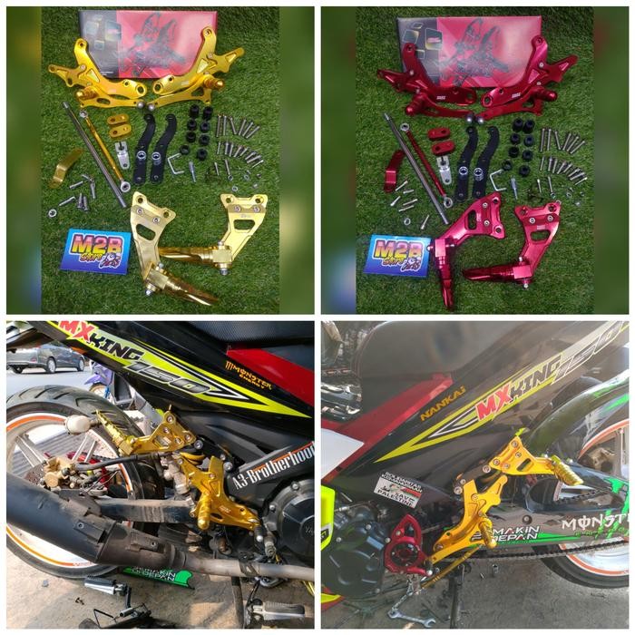 Paket Underbone Underbond Depan Belakang Bikes Mx King New 135 150 Cnc Terbaru