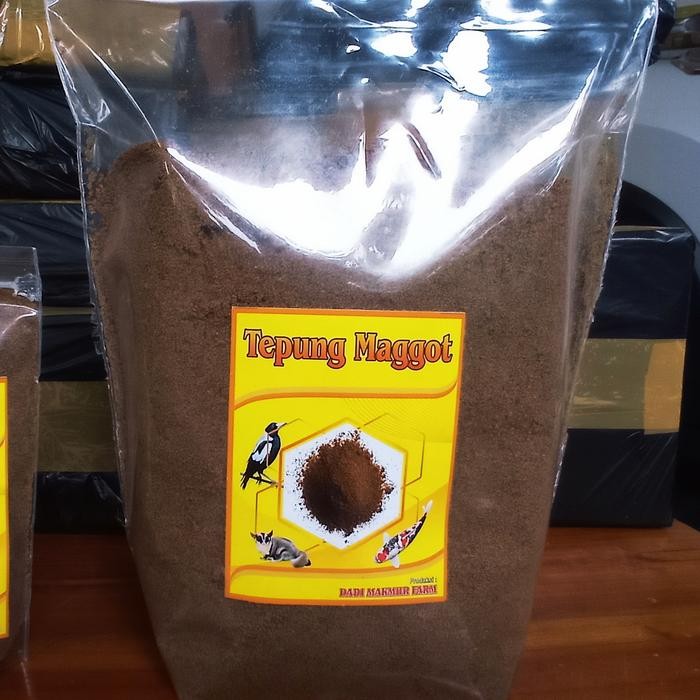 

Caraka.store1 Tepung maggot halus protein 63% 1kg