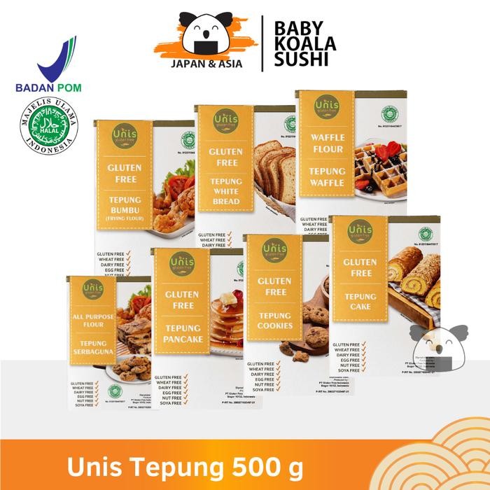 

Caraka.store1 UNIS Tepung Gluten Free 500g Tepung Unis Sorgum