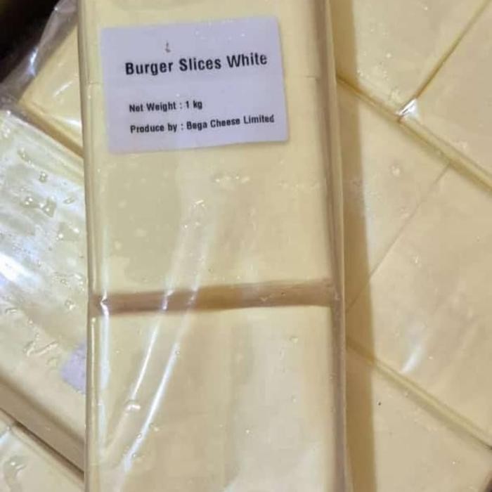 

BEGA BURGER SLICE/KEJU SLICE BURGER ISI 84 LEMBAR 1kg