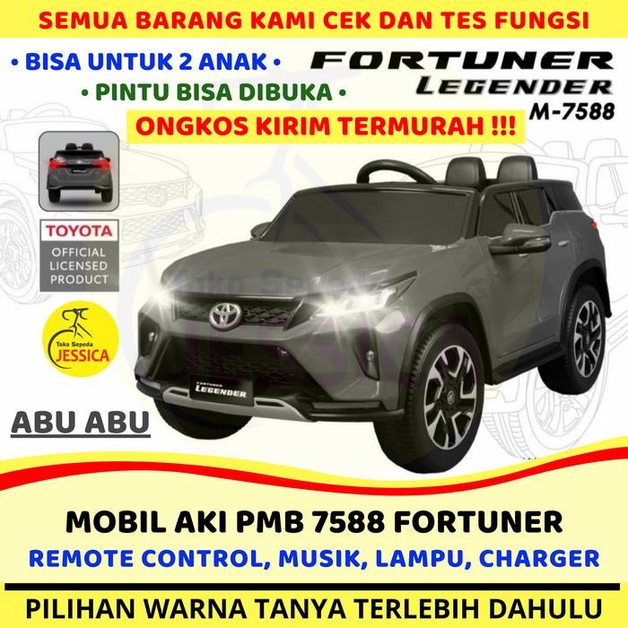 Ready JT Mainan Anak Mobil Aki Remote Control Toyota Fortuner Legender PMB M 7588 Fortuner TRD VRZ