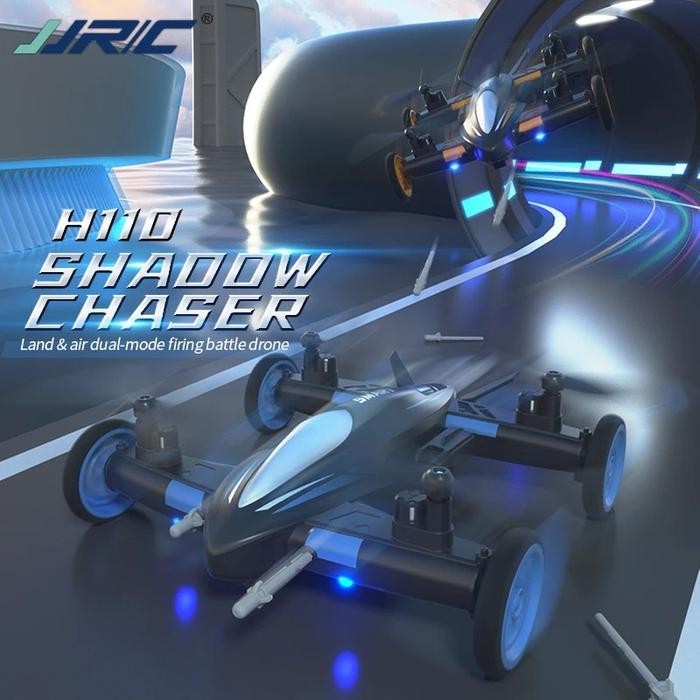 Ready JT JJRC H110 Mainan RC Remote Control Mobil Drone Dual Mode Darat Udara
