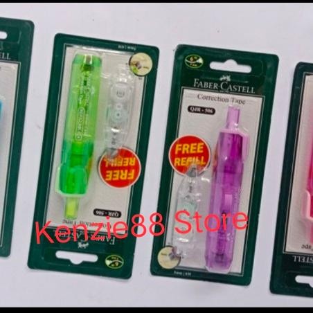 

correction tape faber castell qjr-506 (free refill) kode 1192