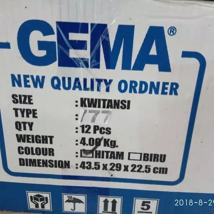 

ORDNER ODNER BINDER FILE KERTAS GEMA KWITANSI KODE 166