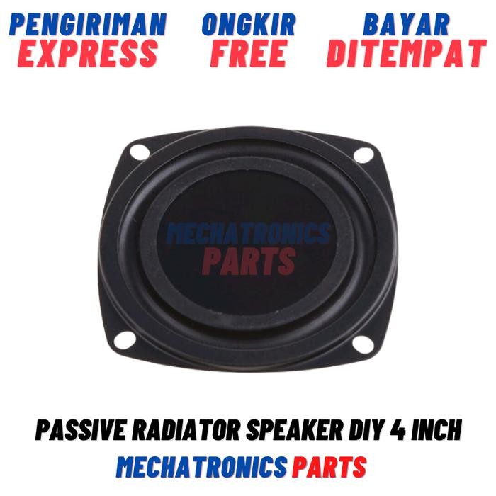 Passive Radiator Speaker Diy 4 Inch Pasif Rakitan Subwoofer Low Bass