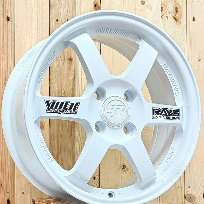 velg TE37 R15 lebar 6,5 ET 40-44 velg mobil ring 15 mobilio brio sigra