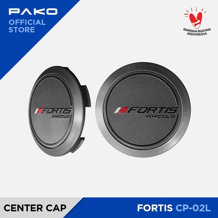 Center Cap Dop Velg Mobil Fortis Wheels Type CP-02L - Pako Wheels