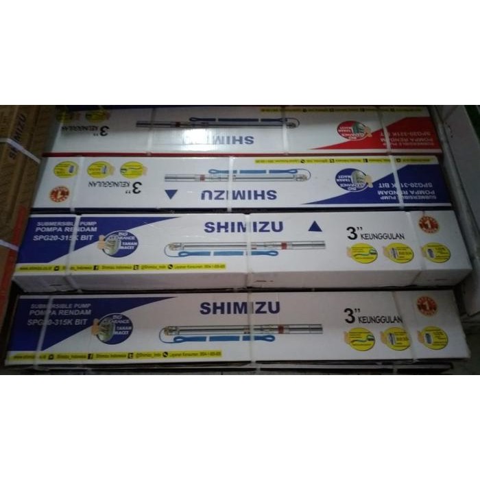 Submersible Pump Pompa Air Shimizu Spg20-315 K Bit Satelit 12 Hp