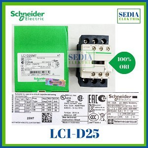 (Expert) KONTAKTOR SCHNEIDER LC1D25M7 LC1 D25 LC1-D25