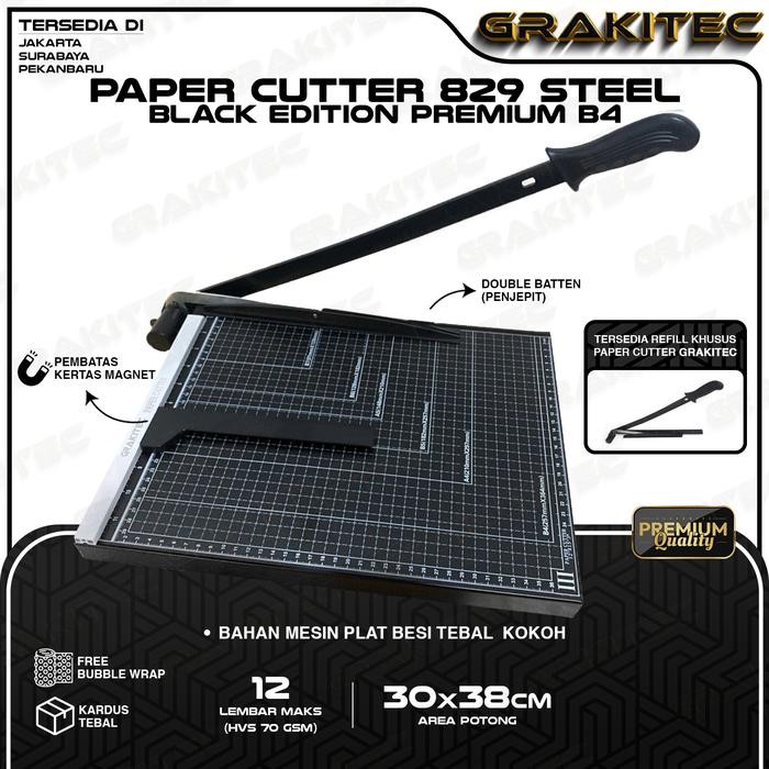 

Paper Cutter F4 / B4 Alat Potong Kertas Grakitec